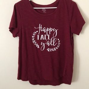 Happy Fall Y’all Old Navy Everywhere Shirt